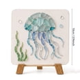 thumbnail image 2 of Beaded Diamond Art Canvas Set, Full Rhinestone Sea Theme DIY Painting Kit for Adults, Handmade Wall Art Decor,5.91*3.94IN, 2 of 4
