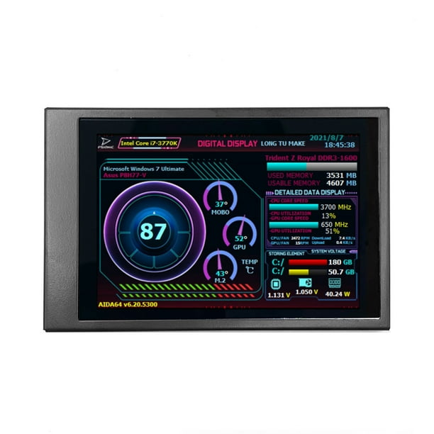 3.5 Inch IPS Display Screen Secondary Screen Monitor Horizontal