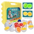 thumbnail image 4 of 26 piezas letras alfabeto huevos a juego bebé juguetes carta reconocimiento Color, 4 of 8