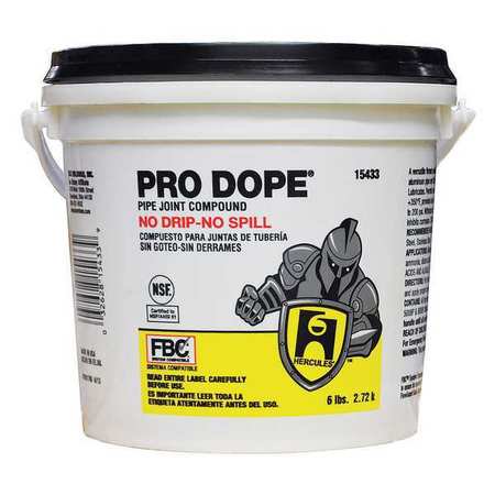 UPC 032628154339 product image for HERCULES 15433 Pro Dope[R] Thread Sealant, 6 lb., Gray | upcitemdb.com