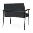 thumbnail image 3 of Pemberly Row Chaise de Réception en Métal/polyuréthane Bariatrique Charbon/noir, 3 of 5