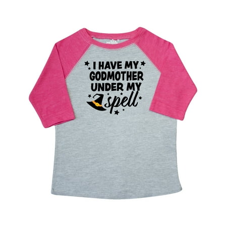 

Inktastic I Have My Godmother Under My Spell with Cute Witch Hat Gift Toddler Boy or Toddler Girl T-Shirt
