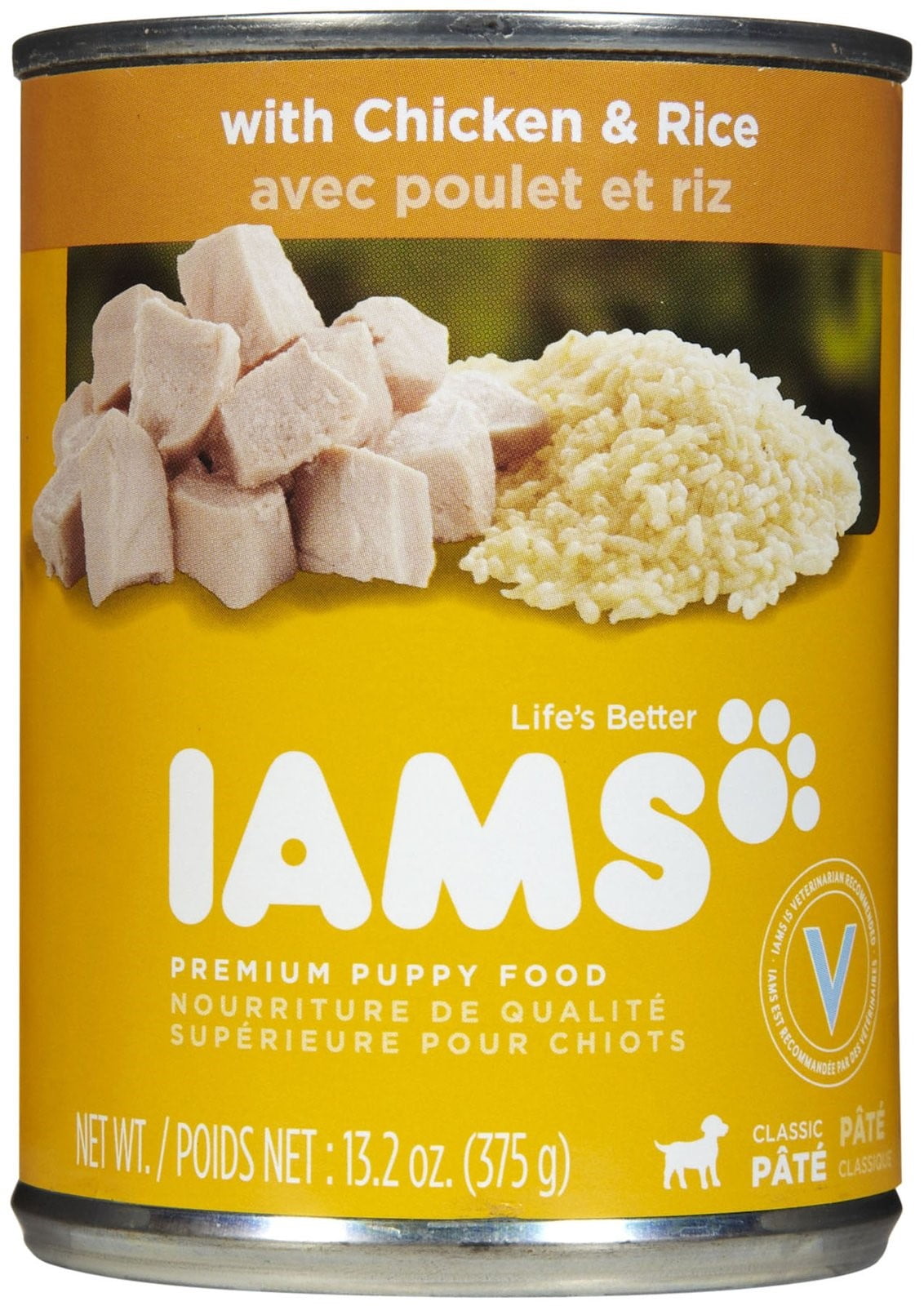 Iams Classic Pate Chicken & Rice Wet Dog Food for Puppies, 13.2 Oz by Mars Petcare