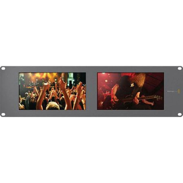 Monitores LCD Dual Blackmagic Design Negro Rackmountable 20.3 cm