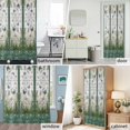 thumbnail image 5 of Shower Curtain Bathroom Set Country Flower Butterfly Dragonfly Waterproof Fabric Shower Curtains with Grommets&Hooks, Rustic Pastoral Style Privacy Bath Curtain for Bathtub 36x72in, 5 of 9