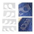 thumbnail image 4 of 4 Pcs Règles de Courtepointe Ménagères DIY Modèle de Règle de Courtepointe Couture de Lignes, 4 of 9