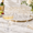 Gold Rim-24, variant on Clear 24 Pack Plastic Martini Glasses with Flower Ribbed Coupe Design