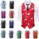 thumbnail image 2 of Chaleco navideño para hombre, chaleco con estampado navideño, chaleco con estampado 3D de Papá Noel, 2 of 6