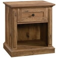 thumbnail image 1 of Sauder Table de Chevet 1 Tiroir en Chêne Vieilli New Grange, 1 of 10