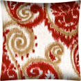 thumbnail image 1 of Joita Madalena Tourbillon Intérieur/extérieur à Fermeture Éclair Housse de Coussin - Tissu de Polyester Rouge, 1 of 2