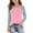 Hot Pink., variant on Girls Casual Undershirt,Comfortable Lightweight Basic Shirts,Fashion Round Neck Stripe Print Undershirt Long Sleeve Underscrubs Basic Tee 9-10 Years