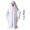 B, variant on Orangide Halloween Decorations Ghost Cloak Flowy White Robe with Pumpkin Bag for Party Favor Trick or Treat Outfit for Kids and Adults (L)