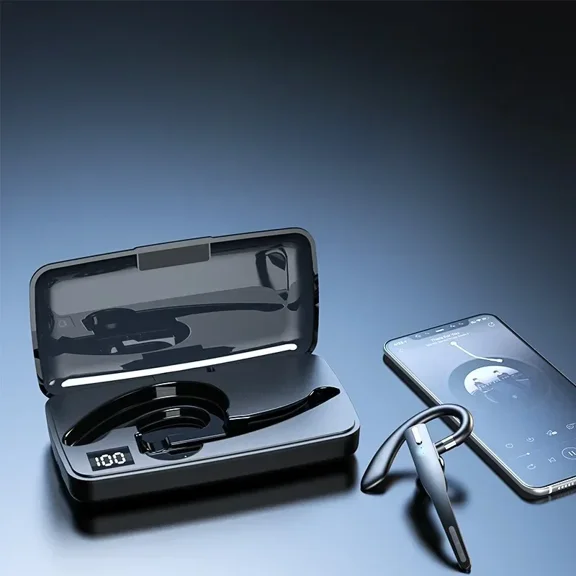 YYK-525 headset YYK525 Hanging Ear Wireless Bluetooth Headset 5.1 Hands-free ENC Call Noise Reduction Driving Single Ear Business Headphones