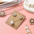 thumbnail image 2 of MasteelfCA 100pcs Decorative Floral Pattern Jewelry Display Cards Earring Display Papers, 2 of 8