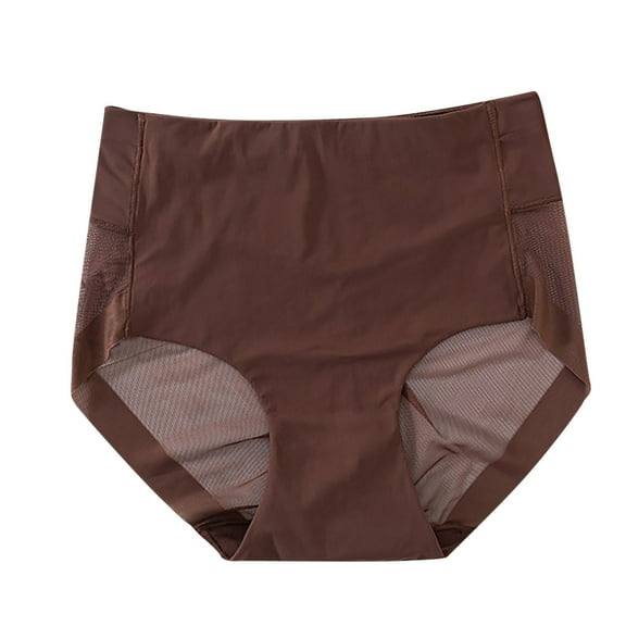 Cotton Underwear for Women Mid Waisted Comfortable Breathable Body Beautifying Seamless Postpartum Abdominal Hip Lifting Body Shaping Briefs Panties