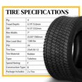 thumbnail image 7 of SUNROAD 22x10.00-10 Turf Tires Lawn & Garden Mower 22x10-10 22x10x10 4 Ply Set of 2, 7 of 7