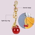thumbnail image 5 of Spencer Keychain Swivel Keyring with Resin Cherry Pendant Bag Charms Purse Key Chains Cute Backpack Handbag Car Key Accessories, 5 of 10