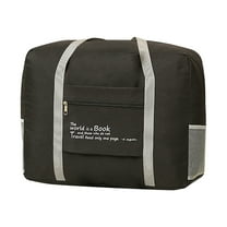 Foldable Travel Trolley Luggage Bag Portable Cationic Boarding Bag with Large Capacity 46x34x17cm Storage Organizer for Plane