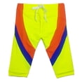 thumbnail image 3 of Yaoyar Mens Swim Pants Stylish Long Swim Trunks with Fashionable Color Blocks Quick-Drying Square-Leg Sunscreen Swimwear, 3 of 5