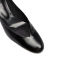 thumbnail image 3 of XYD Women Round Toe Pumps Slender Ankle Strap Self-tie Kitten Low Heel Ballroom Party Cute Retro Leather Shoes Size 13 Black, 3 of 4