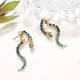 thumbnail image 5 of Pendientes vintage de aleación para mujer: pendientes con forma de animales del zodiaco, 5 of 8