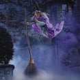 thumbnail image 3 of Halloween Animated Hovering Witch Animatronics Halloween Decorations Outdoor 2024 New, 3 of 5