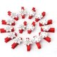 thumbnail image 1 of 50 pinzas de madera con forma de copo de nieve para manualidades, miniclavijas de papel fotográfico para decoración navideña DIY, 1 of 5