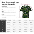 thumbnail image 5 of Pofeuu Tropical Leaves1 Print Hawaiian Shirt for Men Sleeves Casual Button Down Summer Beach Dress Shirts T-Shirts,3X-Large, 5 of 7
