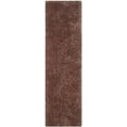 thumbnail image 3 of SAFAVIEH Luxe Paxton Solid Plush Polyester Shag Runner Rug, Taupe, 2'3" x 8', 3 of 9