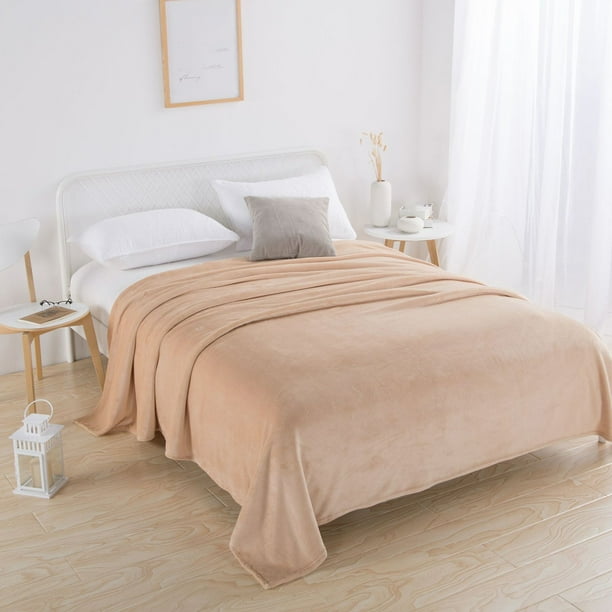 RKSTN Solid color felt Solid Color Flannel Blanket Gift Gift Velvet Conditioning Blanket Casual Cover Blanket Solid Color Blanket 78.74x59.05 Inches