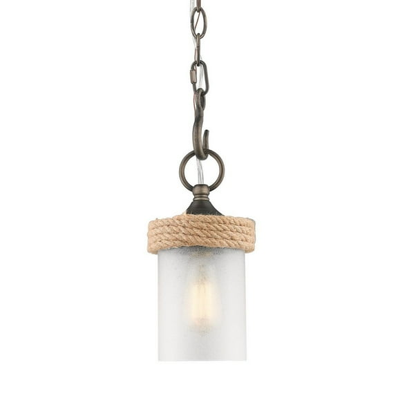 Wry Lighting Chatham 1-light Pendant in Gunmetal Bronze