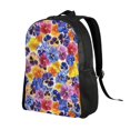 thumbnail image 2 of Easygdp The Garden Tricolor Pansy Flower Mochila Versátil y Elegante: Comodidad, Almacenaje y Durabilidad para la Universidad, Trabajo, Viajes y Uso Diario, 2 of 8