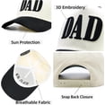 thumbnail image 5 of Waldeal Dad Hats for Men, New Dad Gifts for Husband, Fathers Day Birthday Gifts from Daughter Son Wife, Vintage Two Tone Daddy Trucker Hat, 5 of 7