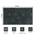 thumbnail image 5 of Halloween Spider Web Pattern Door Rugs,Washable Non Slip Door Mats Indoor,Decorative Door Mats,Entry Mat Indoor for Entrance,Bedroom,Kitchen,Bathroom,17"x30", 5 of 6