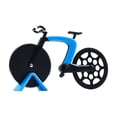 thumbnail image 1 of Roue de Coupe-Pizza en Acier Inoxydable Bleu avec Design de Vélo, Trancheuse de Pizza Roulante pour Outil de Cuisson de Cuisine, Poignée Facile à Saisir, Lavable au Lave-Vaisselle, 1 of 7