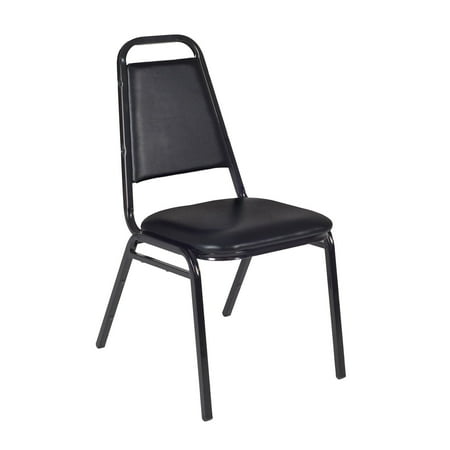 regency padded restaurant stackable chair black walmart com
