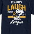 thumbnail image 3 of Peanuts - Peanuts Laugh League - Men's Short Sleeve Graphic T-Shirt, 3 of 6