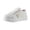 White, variant on NOKIO Women's 𝖫a𝖼e Up Sneakers Lightweight Non-S𝗅ip Sport Shoes Fashion So𝗅id Color Sneakers Comfortable Casual Athlet𝗂c Shoes with Buckle Decoration for Outdoor Activities