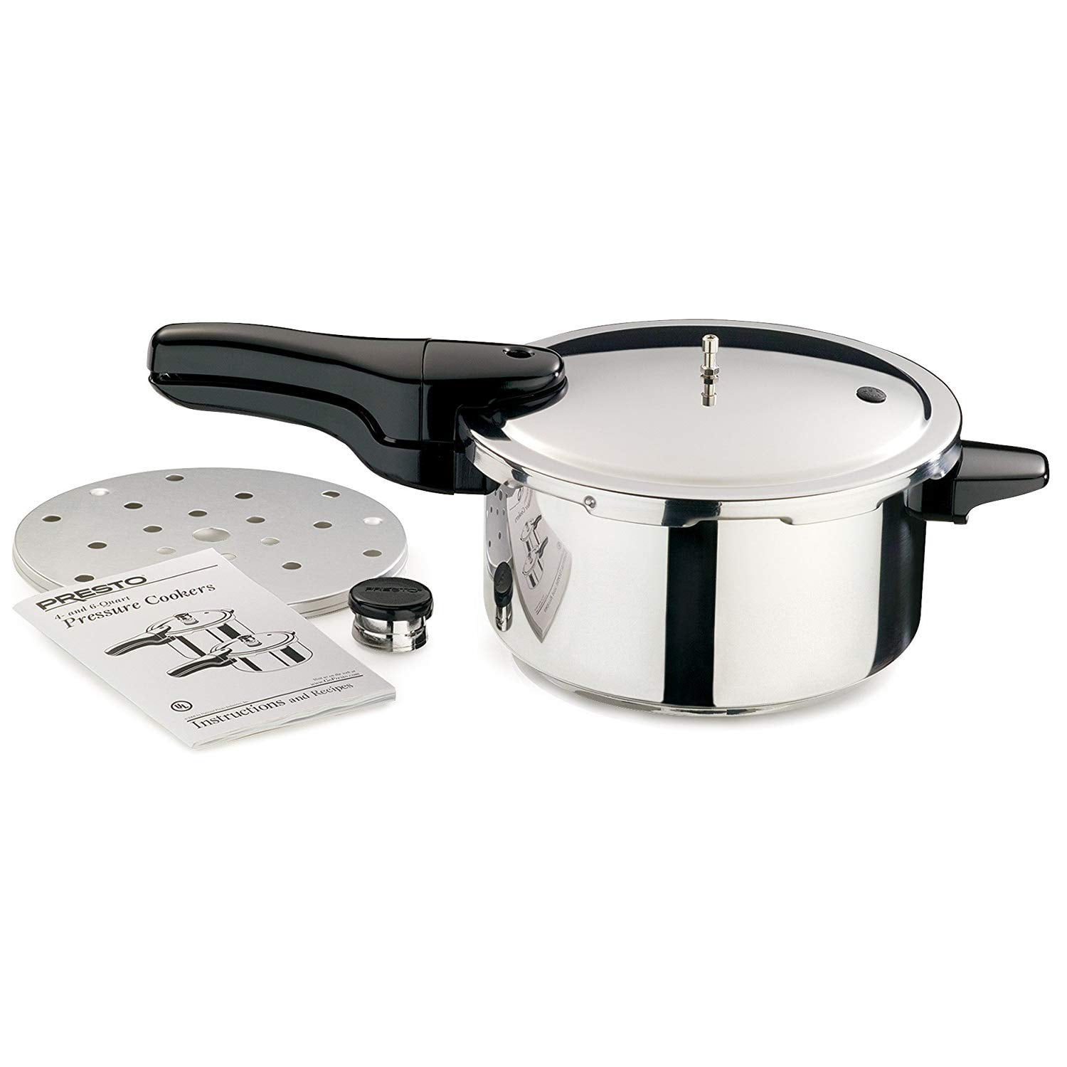 4-Quart Stainless Steel Pressure Cooker by Presto 