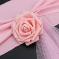 thumbnail image 2 of WEUVEB Faja De Organza Rosa Para Sillas Decorativas En Bodas Y Celebraciones Especiales, 2 of 8