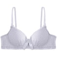 thumbnail image 5 of ALLLIST Full Coverage Women's Bras Wireless Unlined Training Plaid Comfy Blue Bralette Lingerie for Women Size S-XL, 5 of 5