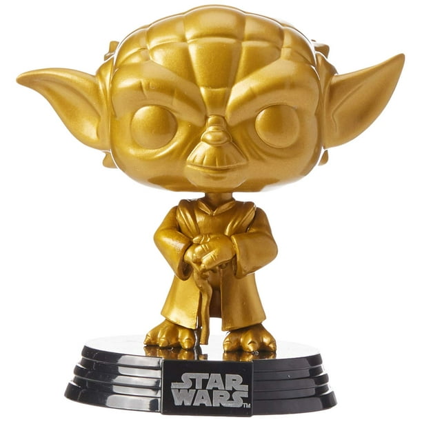 Funko Exclusivo POP Star Wars: Yoda (Dorado Metálico) Funko Funko POP