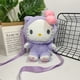 thumbnail image 2 of Sanrio-Mochila De felpa corta de Hello Kitty, bolso cruzado oblicuo, almacenamiento de cosméticos, cartera cero, regalos, Gato Kt, 2 of 4