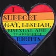 thumbnail image 3 of CafePress - I Support GLBT Rights Hoodie (Dark) - Pullover Hoodie, Classic, Comfortable Hooded Sweatshirt, 3 of 4