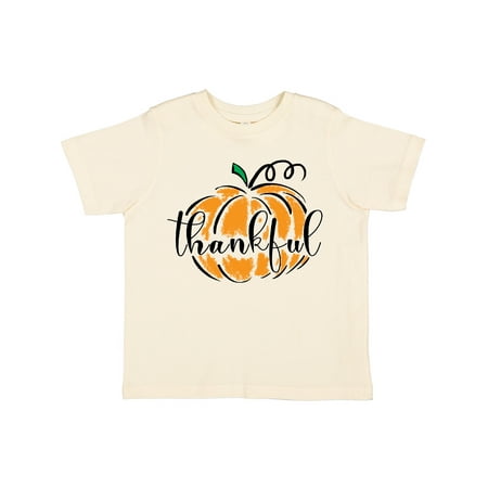 

Inktastic Thankful Pumpkin in Orange Gift Toddler Boy or Toddler Girl T-Shirt