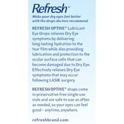 Refresh Optive Lubricant Eye Drops- 30 Vials