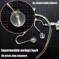 thumbnail image 2 of EcoNesxp TPE Convient à Tous types de Boucles d'Oreilles Matériau de Qualité Médicale, 2 of 5