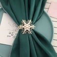thumbnail image 5 of Pack of 6 Resistant Napkin Rings Snowflake Napkins Buckles for Wedding Banquet Versatile Table Decoration, 5 of 9