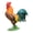 B, variant on KGJQ Chicken Figurine, Lifelike Resin Hen Rooster Garden Statue, Standing Farm Animal Sculpture for Yard, Lawn Garden, Outdoor Decor