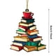thumbnail image 3 of Adornos navideños, regalos navideños, libro, árbol de Navidad, decoración de pared, colgante de puerta, decoración festiva, hoja de arce., 3 of 8